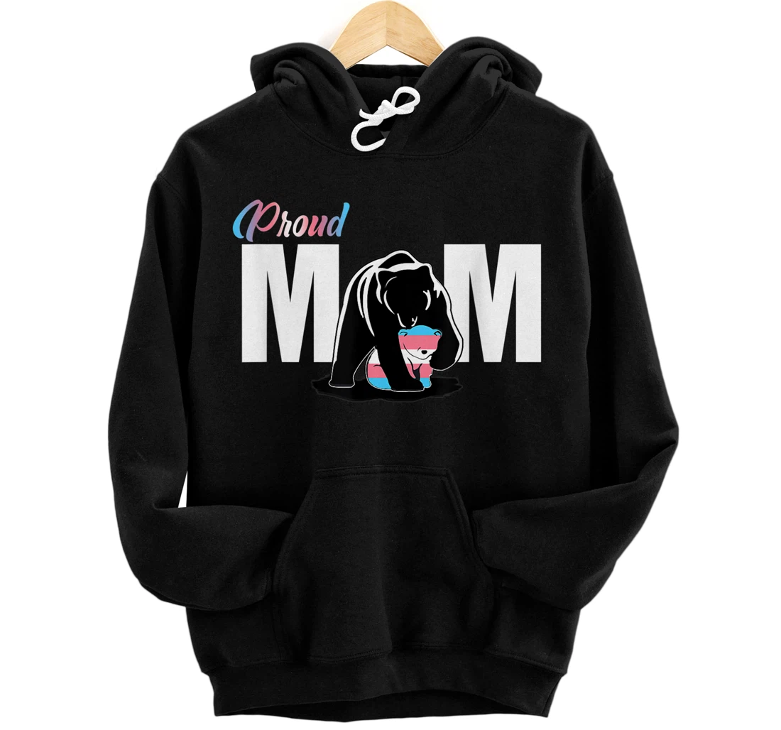 Personalized Proud Mom Mother's Day Present For Transgender Mom LGBT Mama Pullover Hoodie