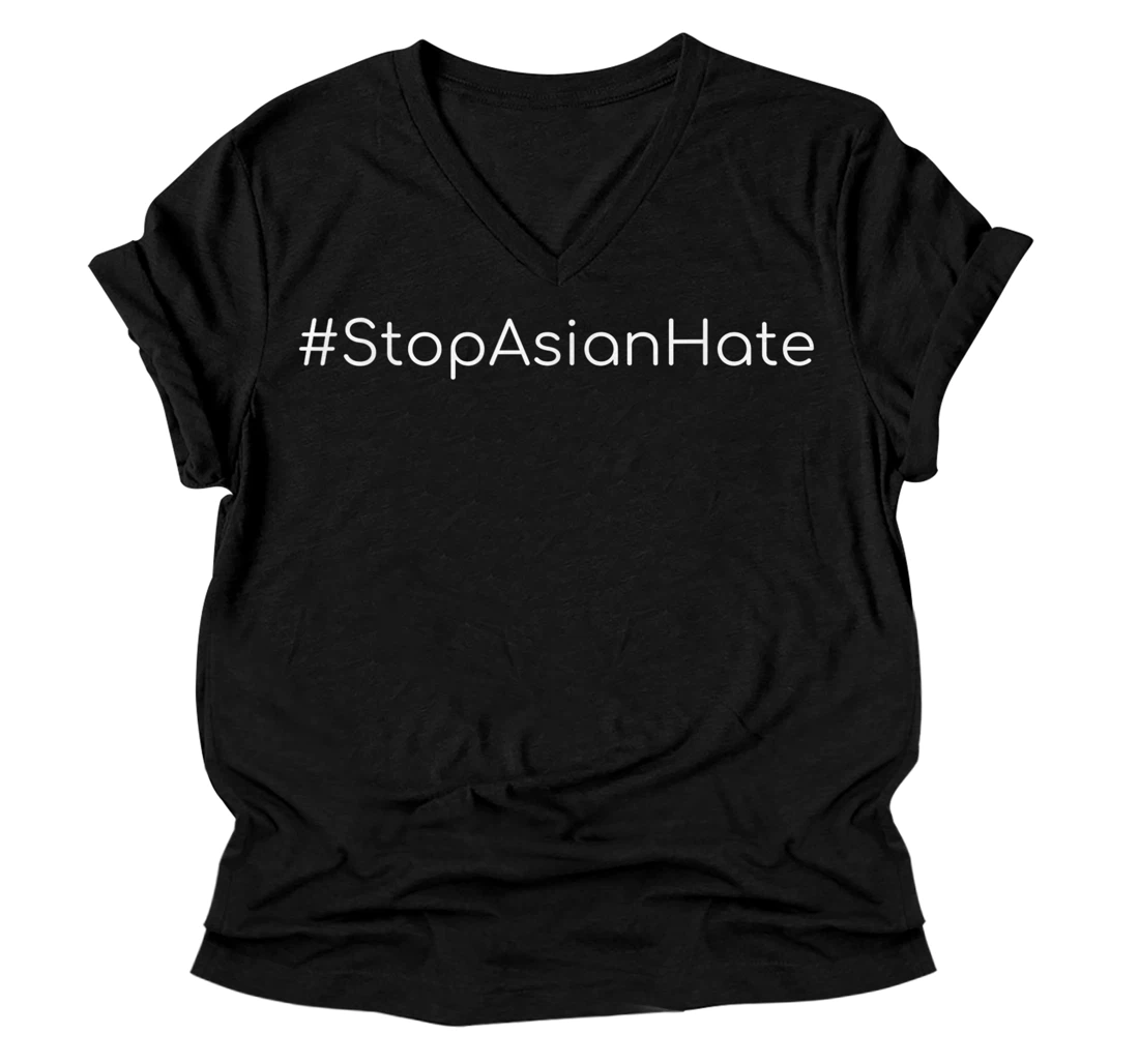 #StopAsianHate V-Neck T-Shirt