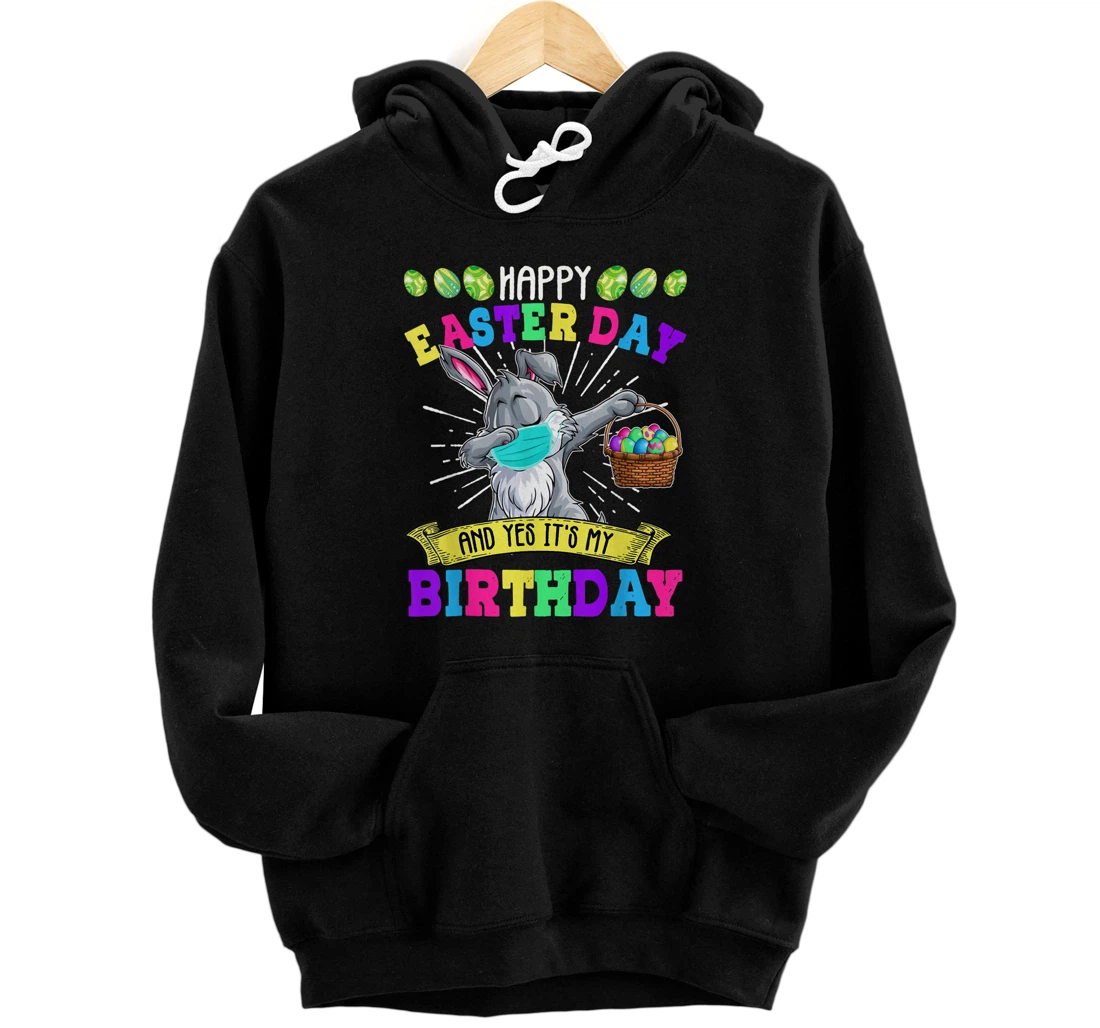 Personalized Happy Easter Day And Yes It's My Birthday Kids Boys Men Cute Pullover Hoodie