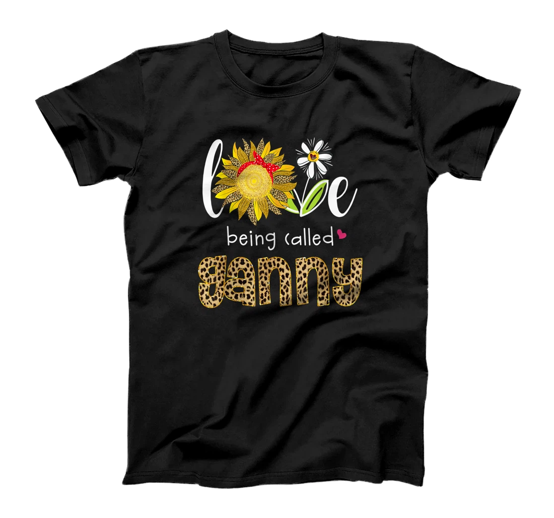 Personalized Love Being Called Ganny Sunflower Mothers Day T-Shirt, Women T-Shirt