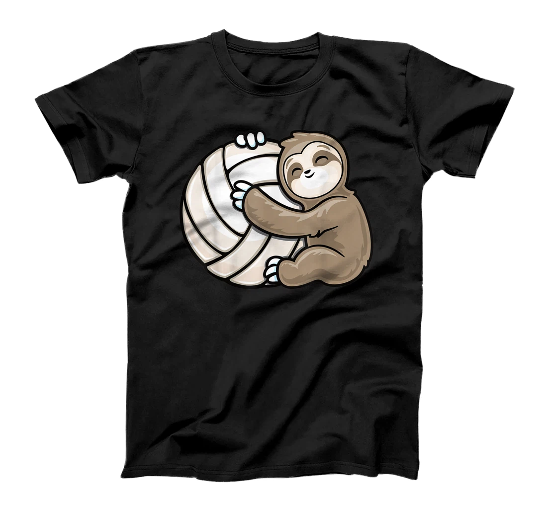 Sloth hug ball volleyball player beach sports fan T-Shirt, Women T-Shirt