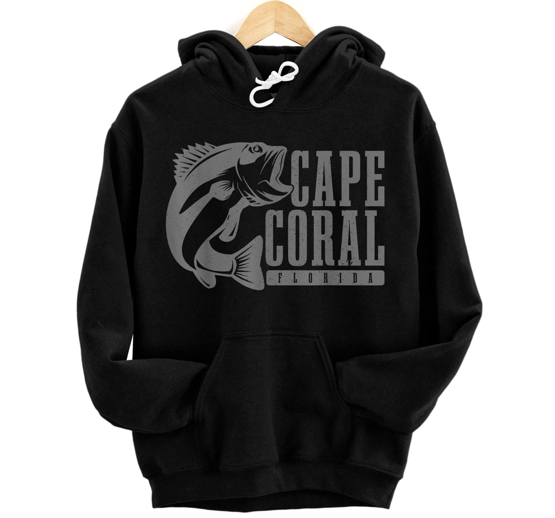 Cape Coral Florida Fishing Fisherman Pullover Hoodie