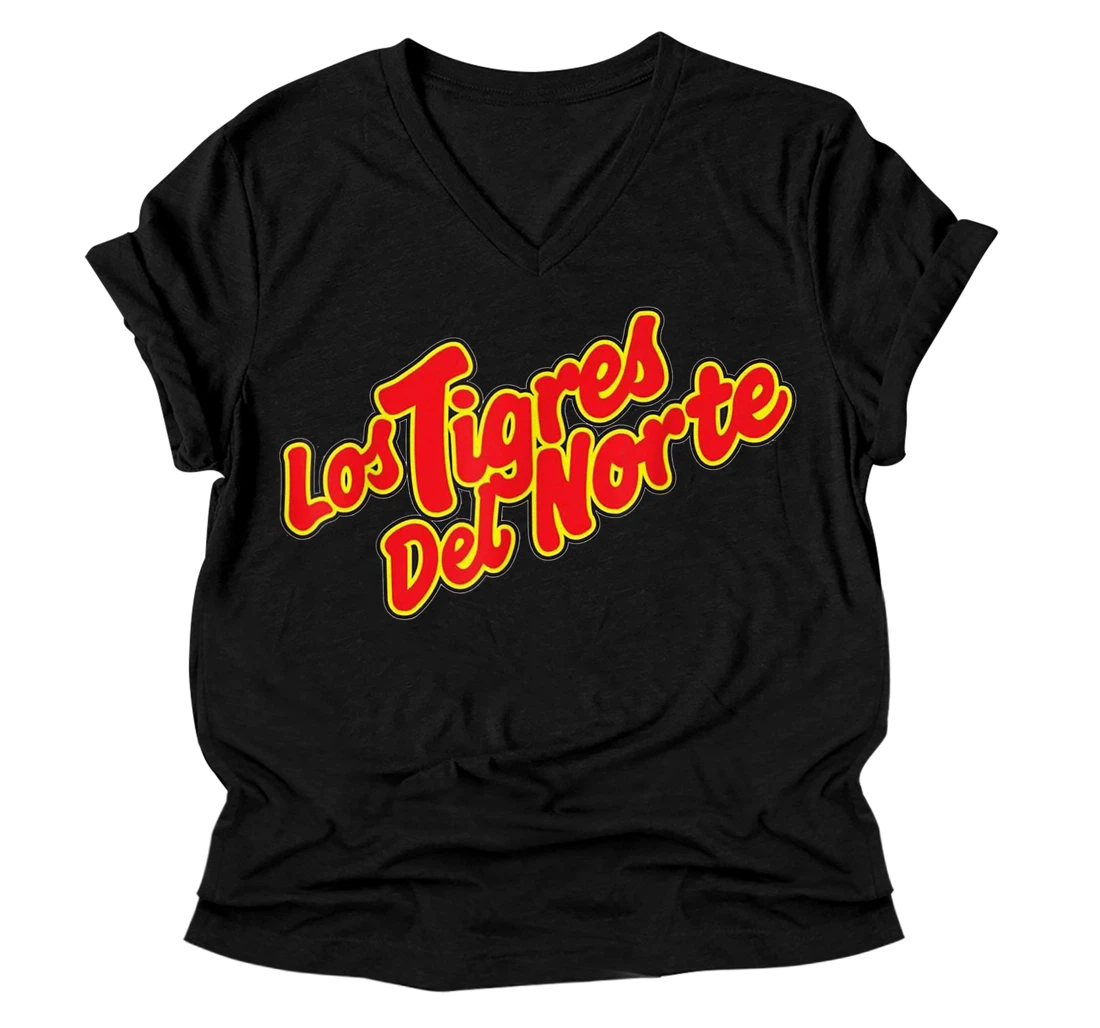 Los_Tigres_del_Norte Mexican Band V-Neck T-Shirt