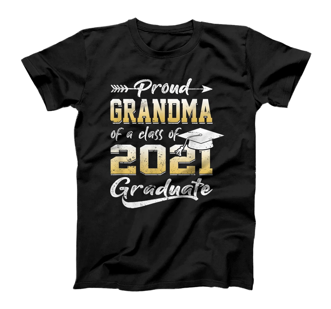 Proud Grandma of a Class of 2021 Graduate Senior 21 T-Shirt, Women T-Shirt