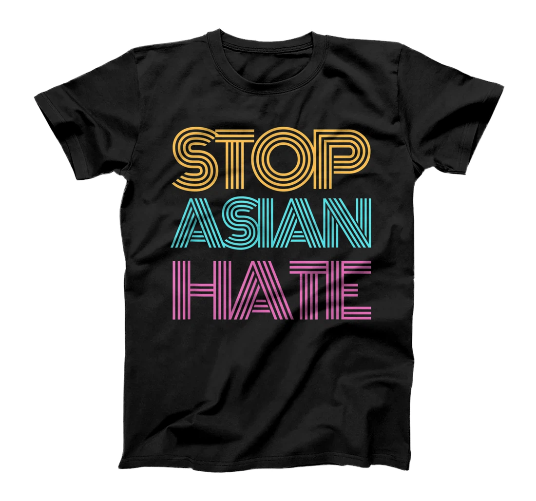 Retro Stop Asian Hate T-Shirt, Women T-Shirt