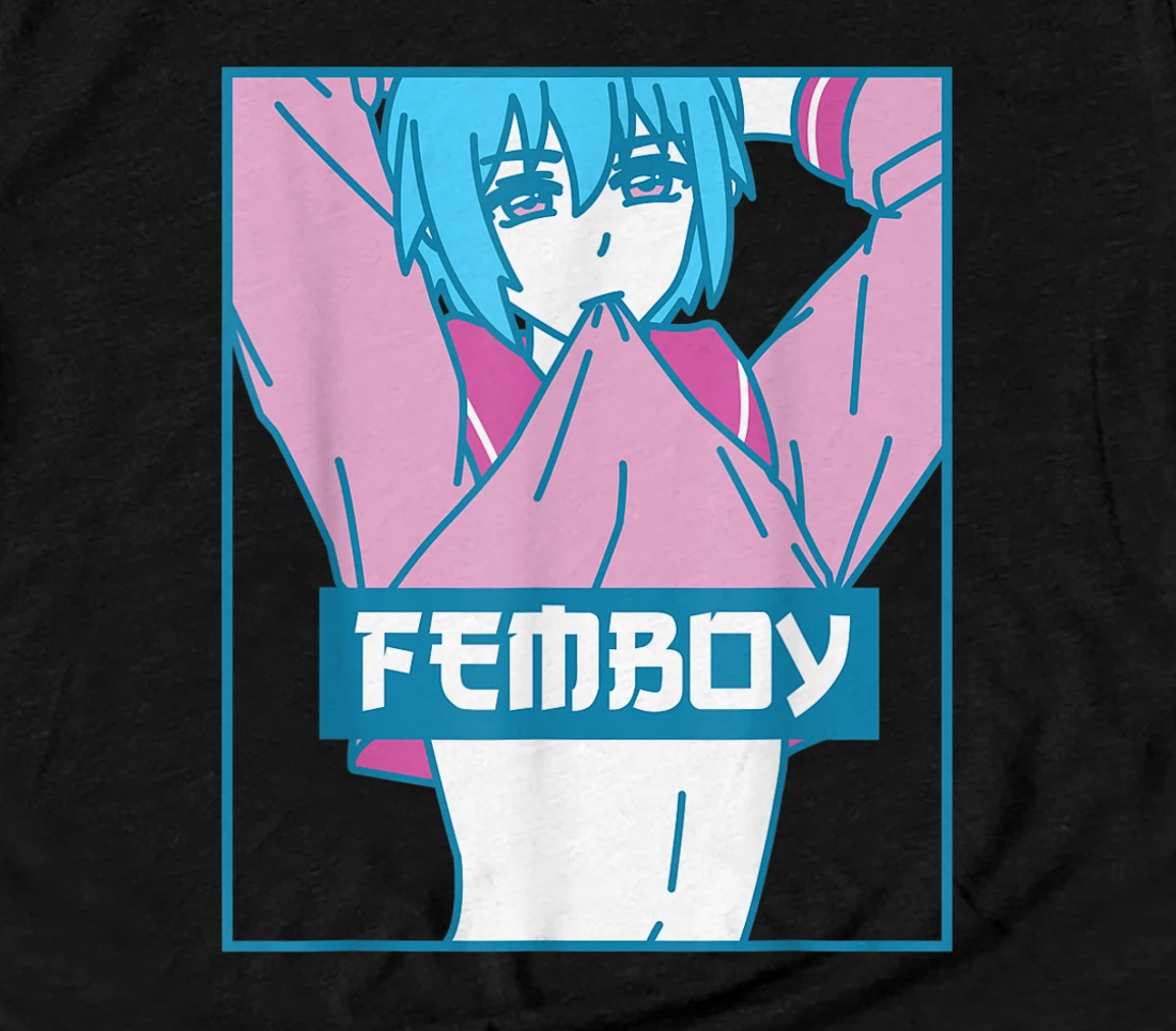  Femboy Anime Boy Aesthetic Crossdressing Yaoi Pastel T