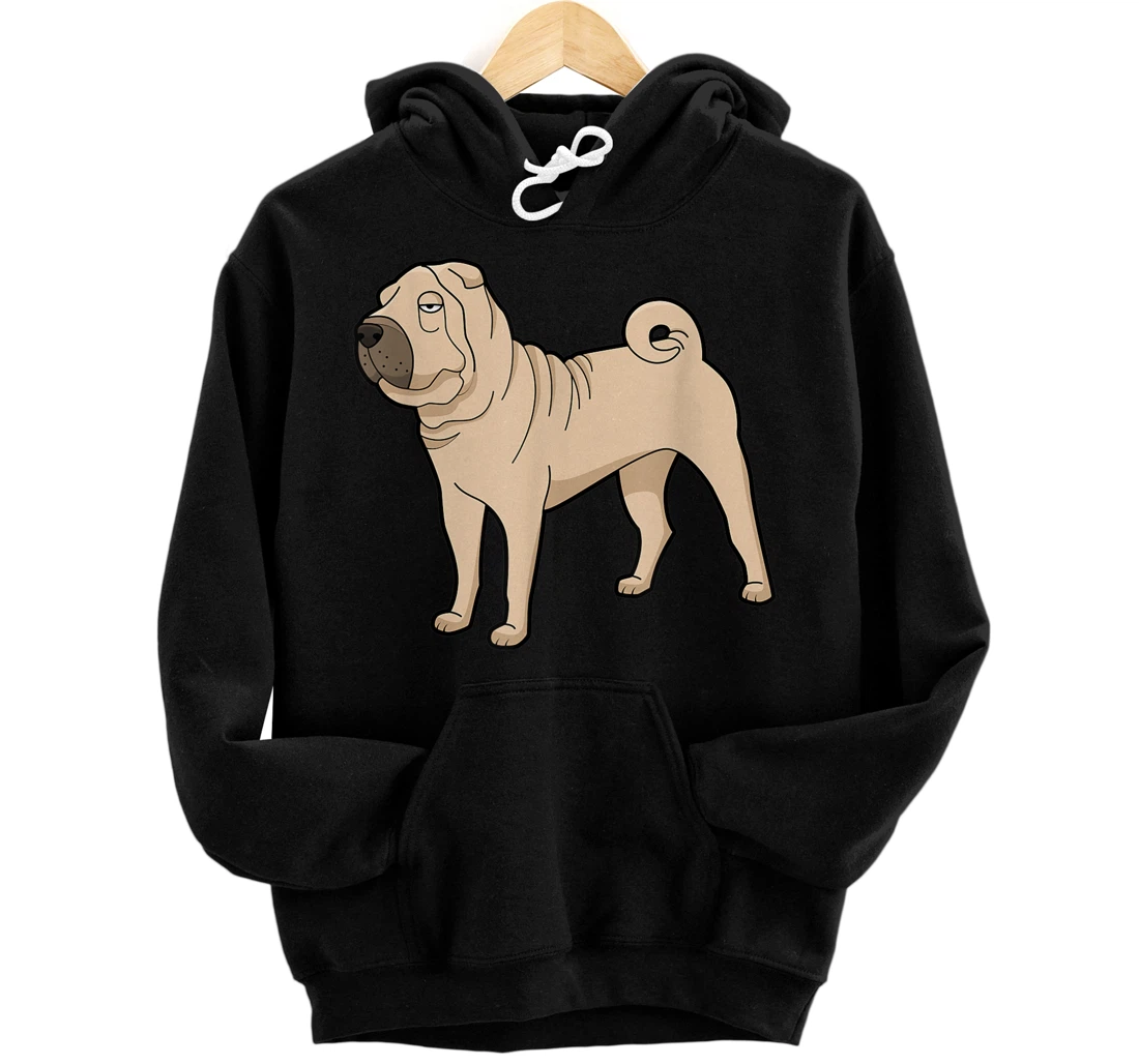 Personalized Cute Shar Pei - Dog Lover Gift Pullover Hoodie