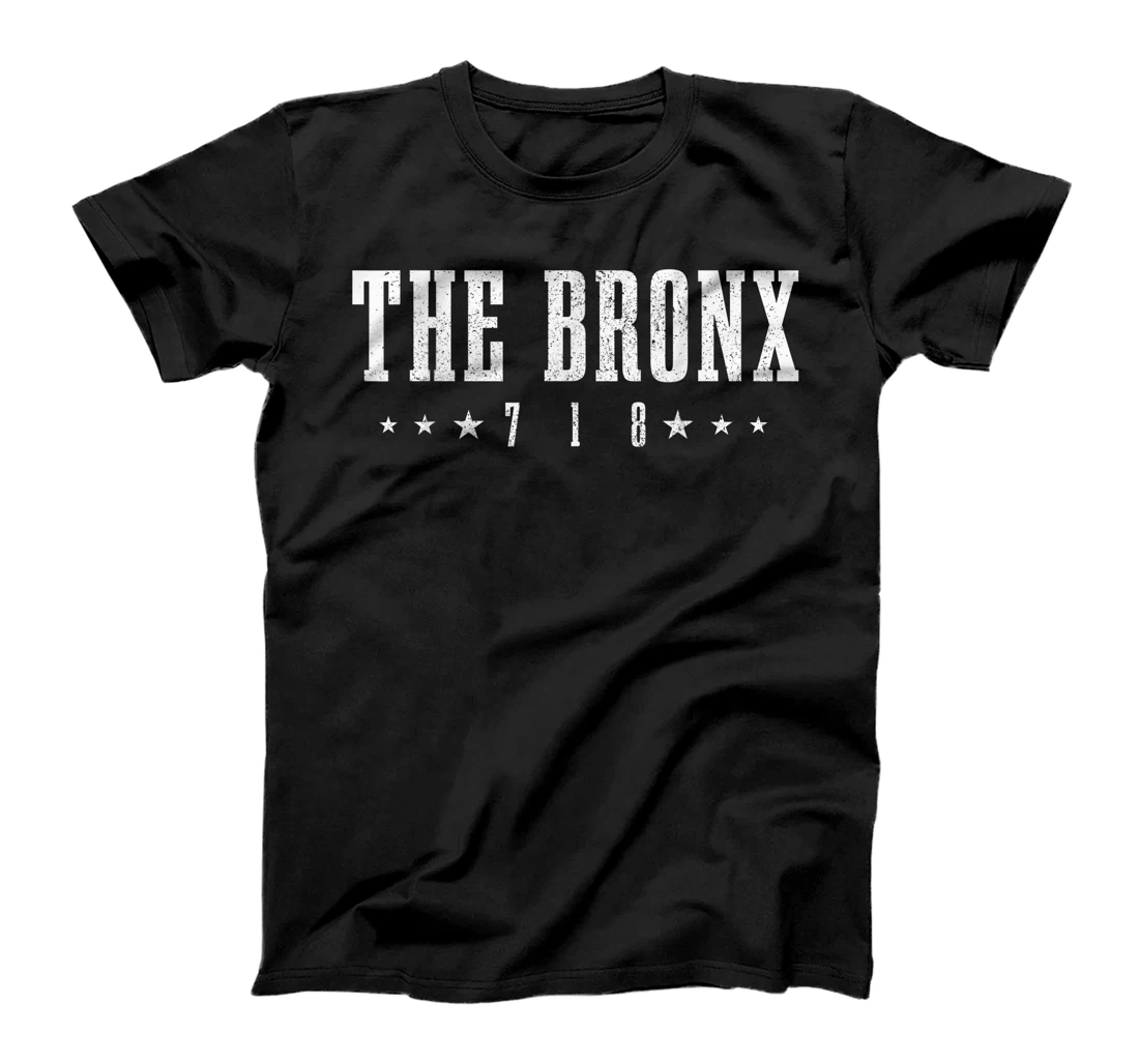 Personalized Bronx 718 Area Code Vintage NY NYC New York City Vintage T-Shirt, Women T-Shirt