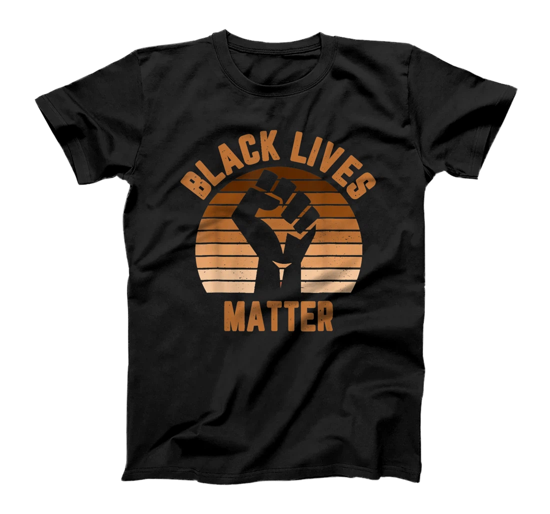 Personalized Black-Lives-Matter Cool Retro Design For BLM T-Shirt, Women T-Shirt