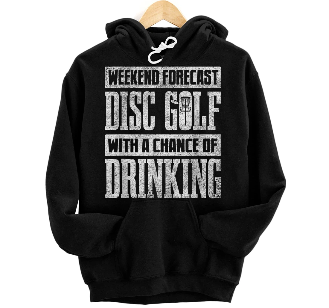 Personalized Funny Disc Golf Shirt Men Vintage Disc Golfing Beer-Lover Pullover Hoodie