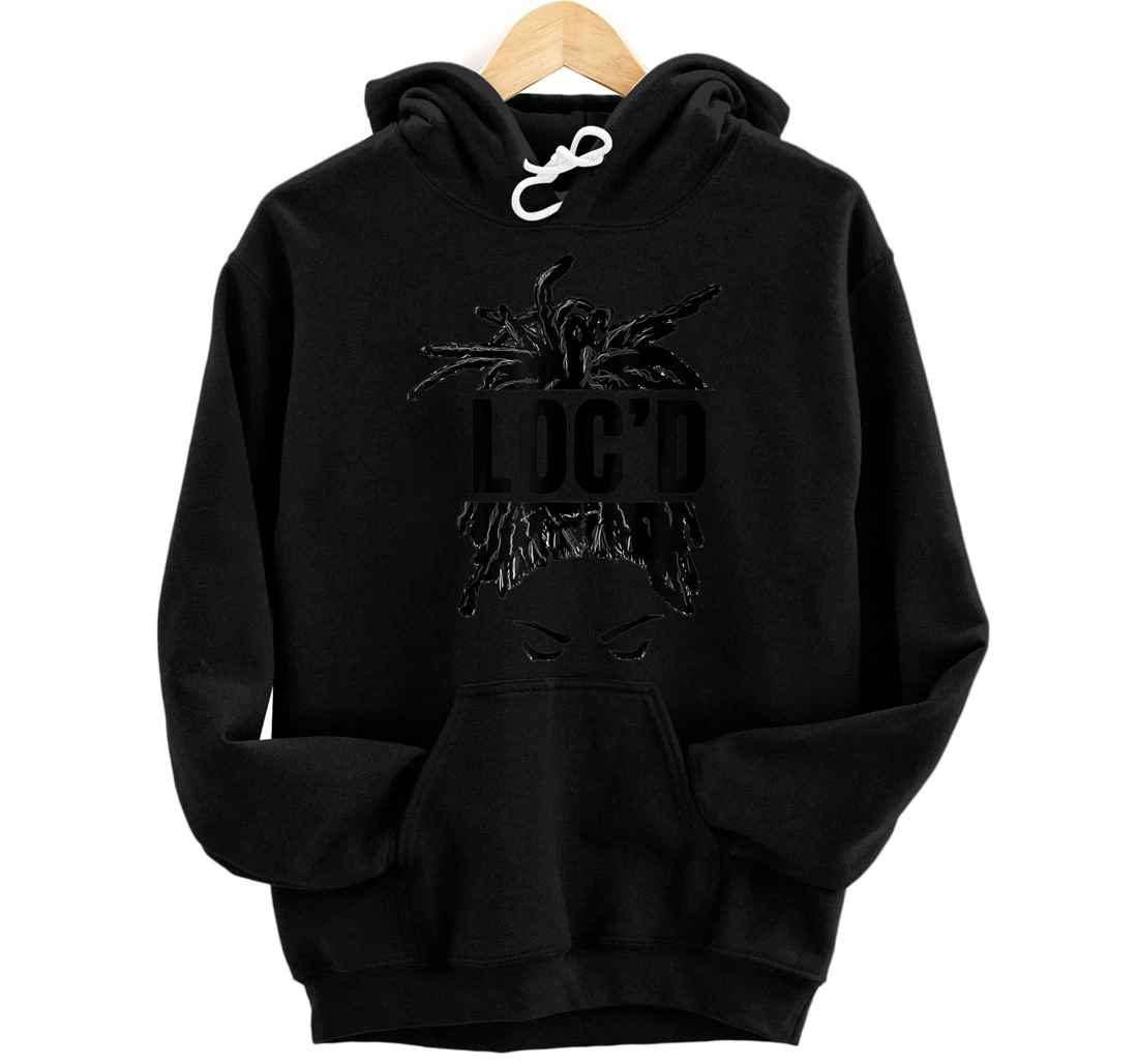 Personalized Black Women LOC'd - Funny Melanin Afro Lover Pullover Hoodie