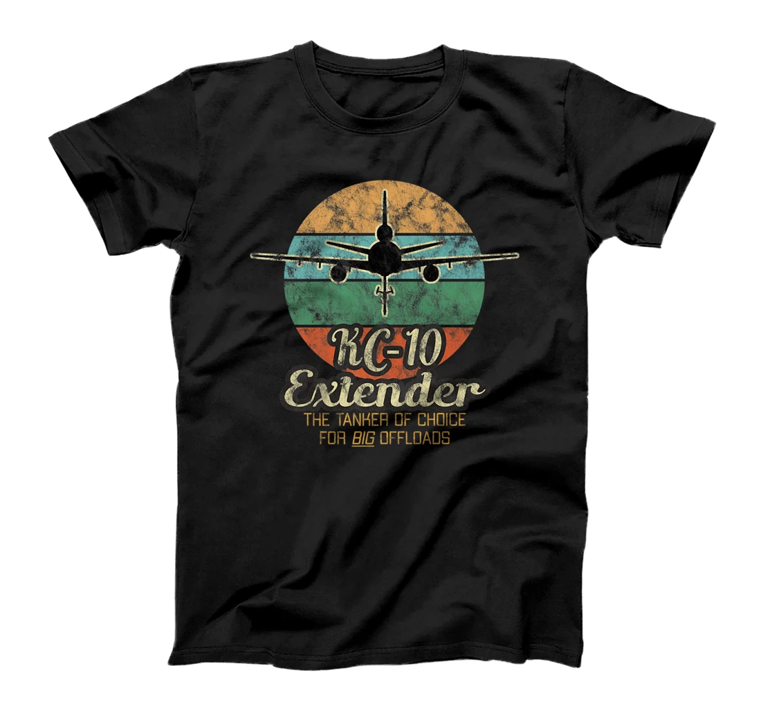 KC-10 Big Offloads Vintage Sunset Air Refueling Airplane Premium T-Shirt, Kid T-Shirt and Women T-Shirt