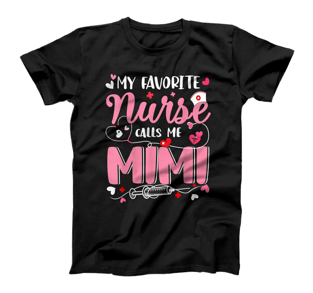 Personalized My Favorite Nurse Calls Me Mimi Shirt Nurse Mimi T-Shirt, Women T-Shirt