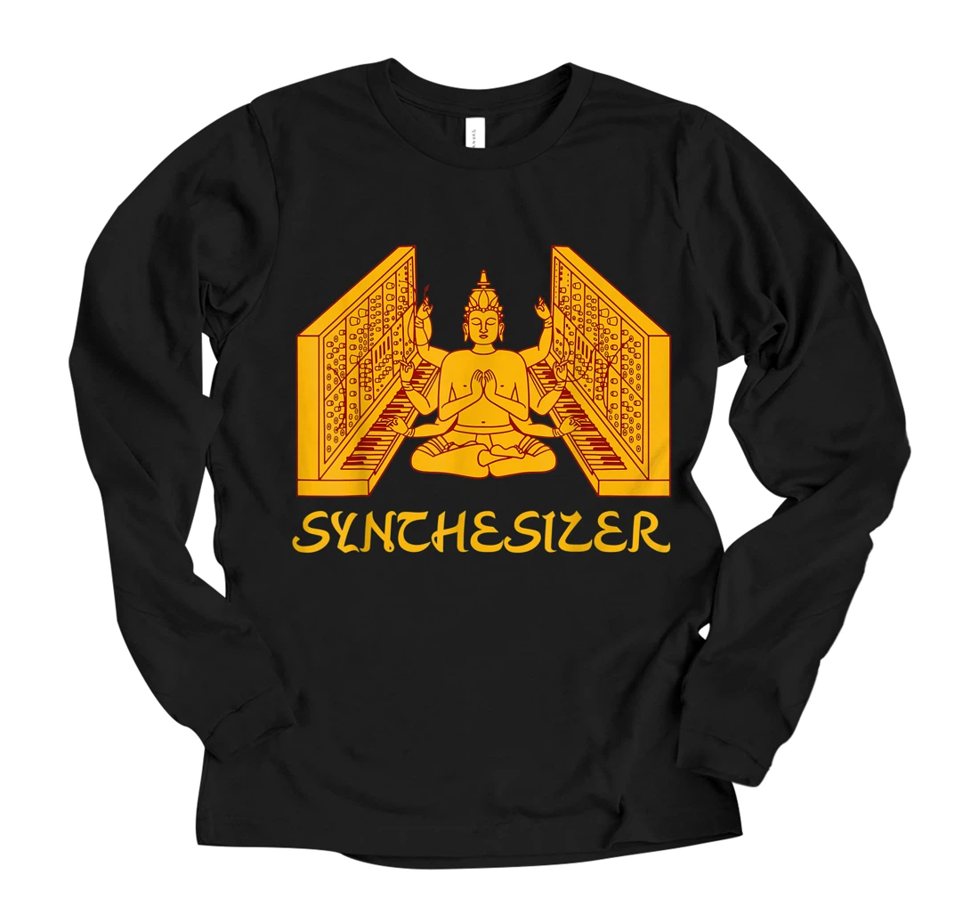 Personalized Shiva Hinduism Modular Synthesizer Synth Long Sleeve T-Shirt