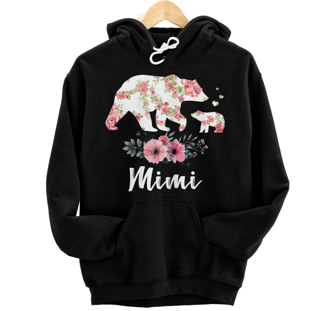 Womens Mimi Bear Mothers Day Pullover Hoodie