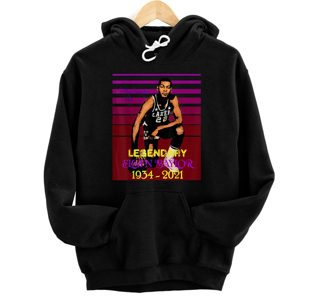 Personalized Legendary The Los Angeles Elgin Baylor Signature Pullover Hoodie