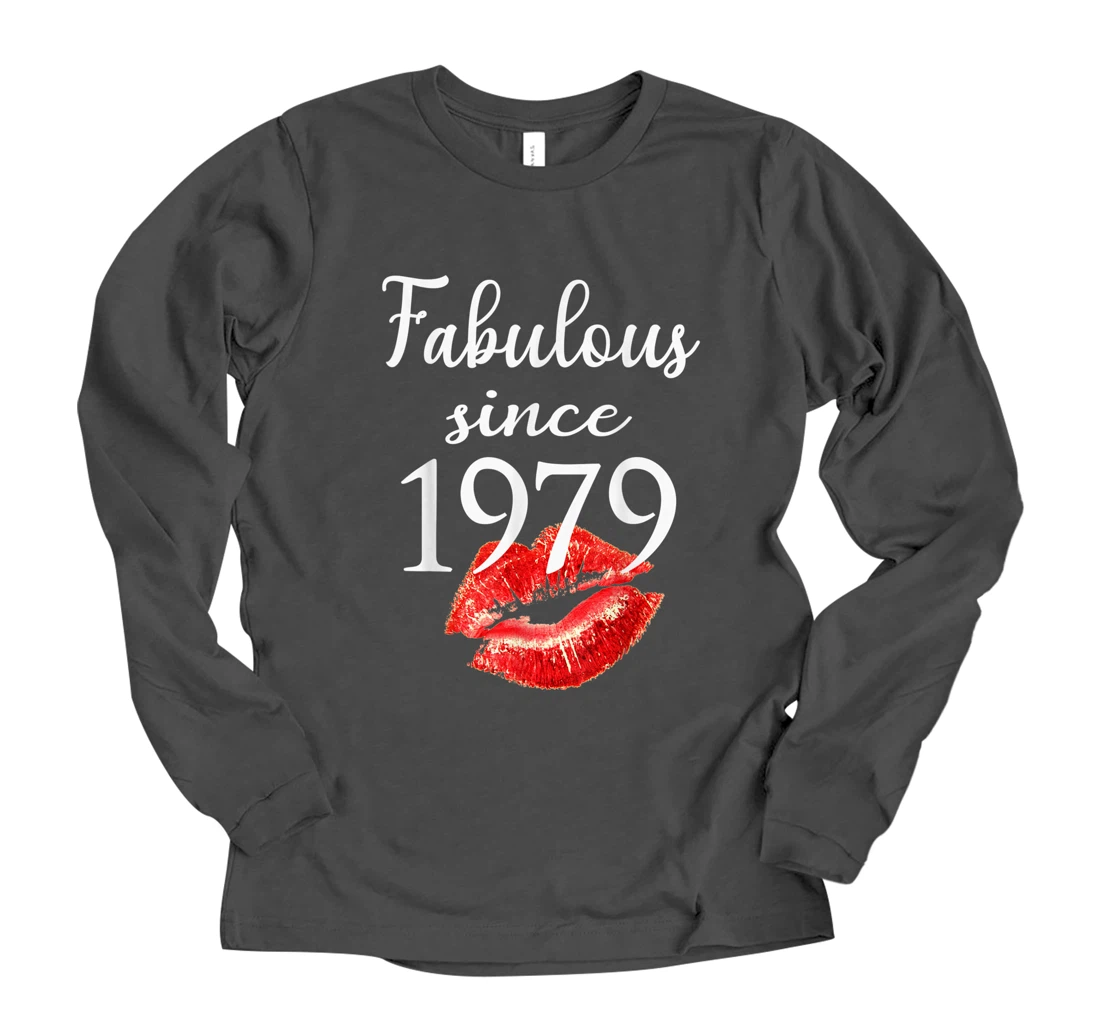 Fabulous Since 1979 Chapter 42 Birthday Gifts Tees Long Sleeve T Shirt All Print Az