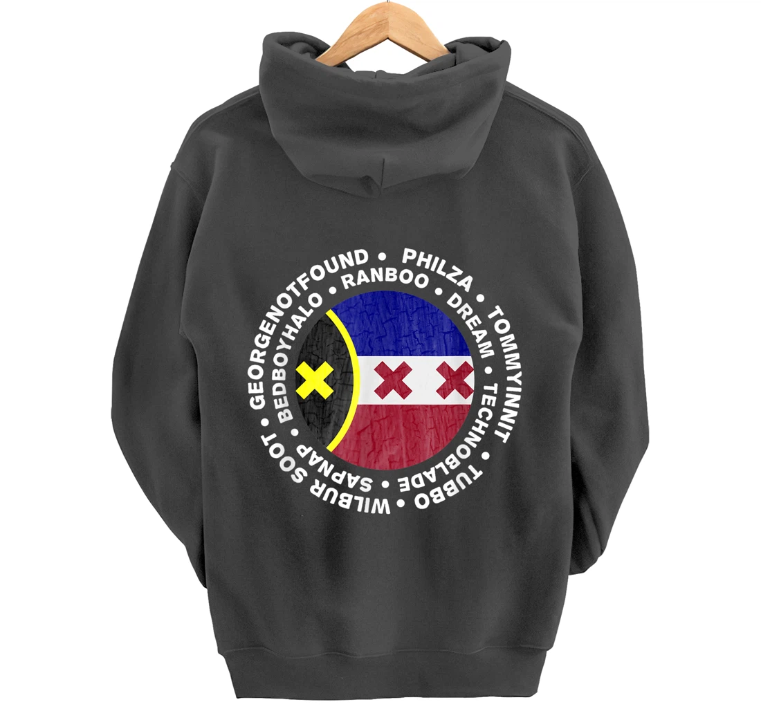 Personalized Dream SMP Merch L Manberg Flag Cosplay Pullover