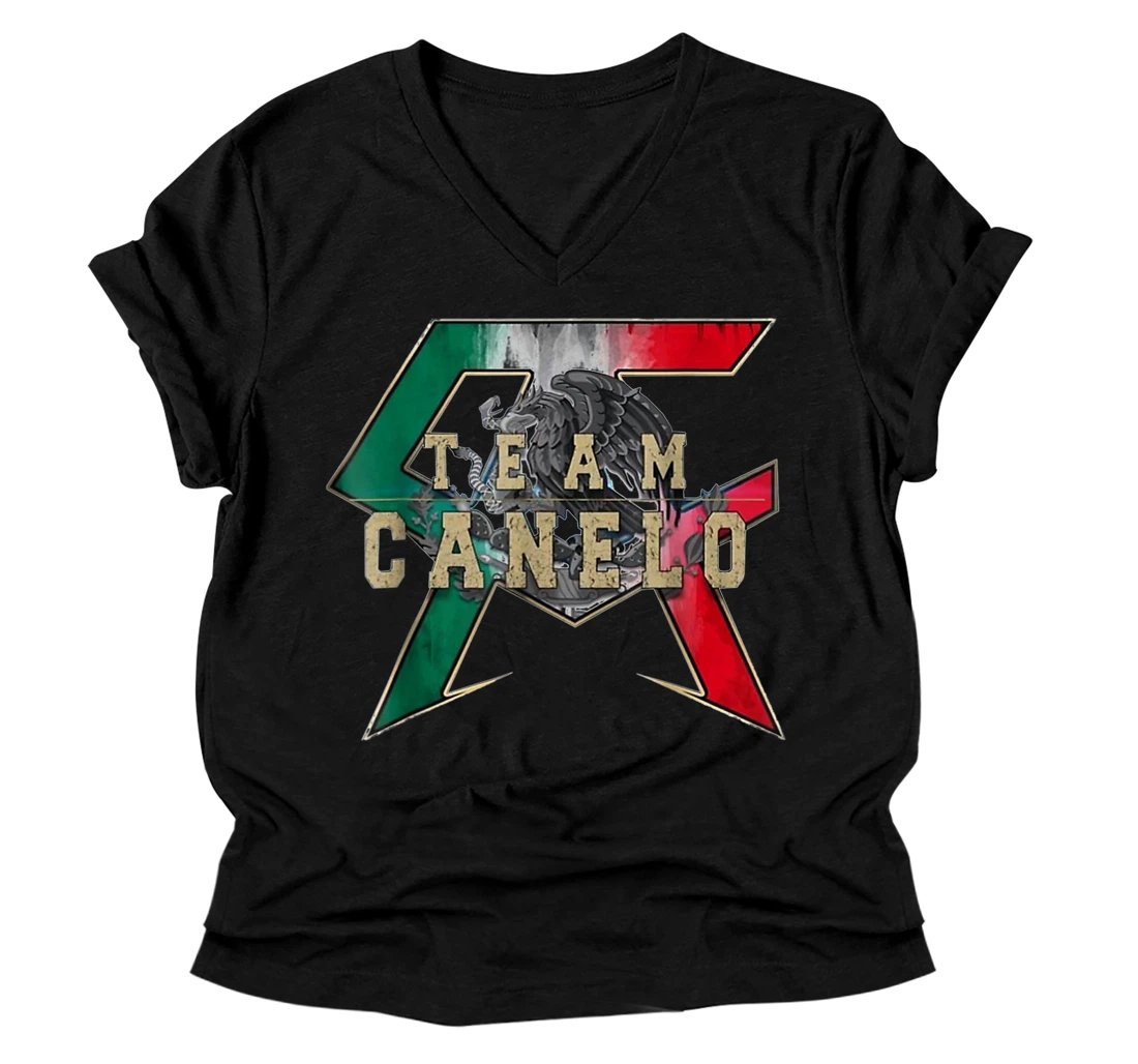 Personalized Canelos Funny Saul Alvarez boxer V-Neck T-Shirt V-Neck T-Shirt