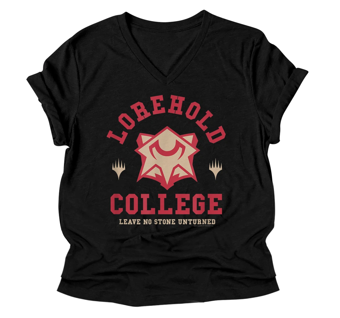 Magic: The Gathering Strixhaven Lorehold College Crest V-Neck T-Shirt