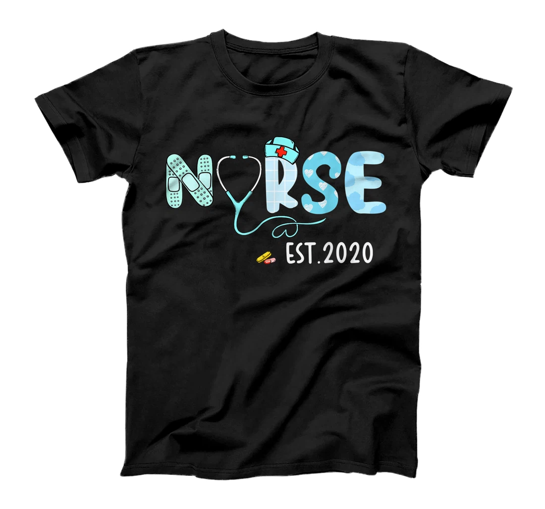 Nurse Est 2021 RN Nursing School Graduation, Graduate T-Shirt, Women T-Shirt