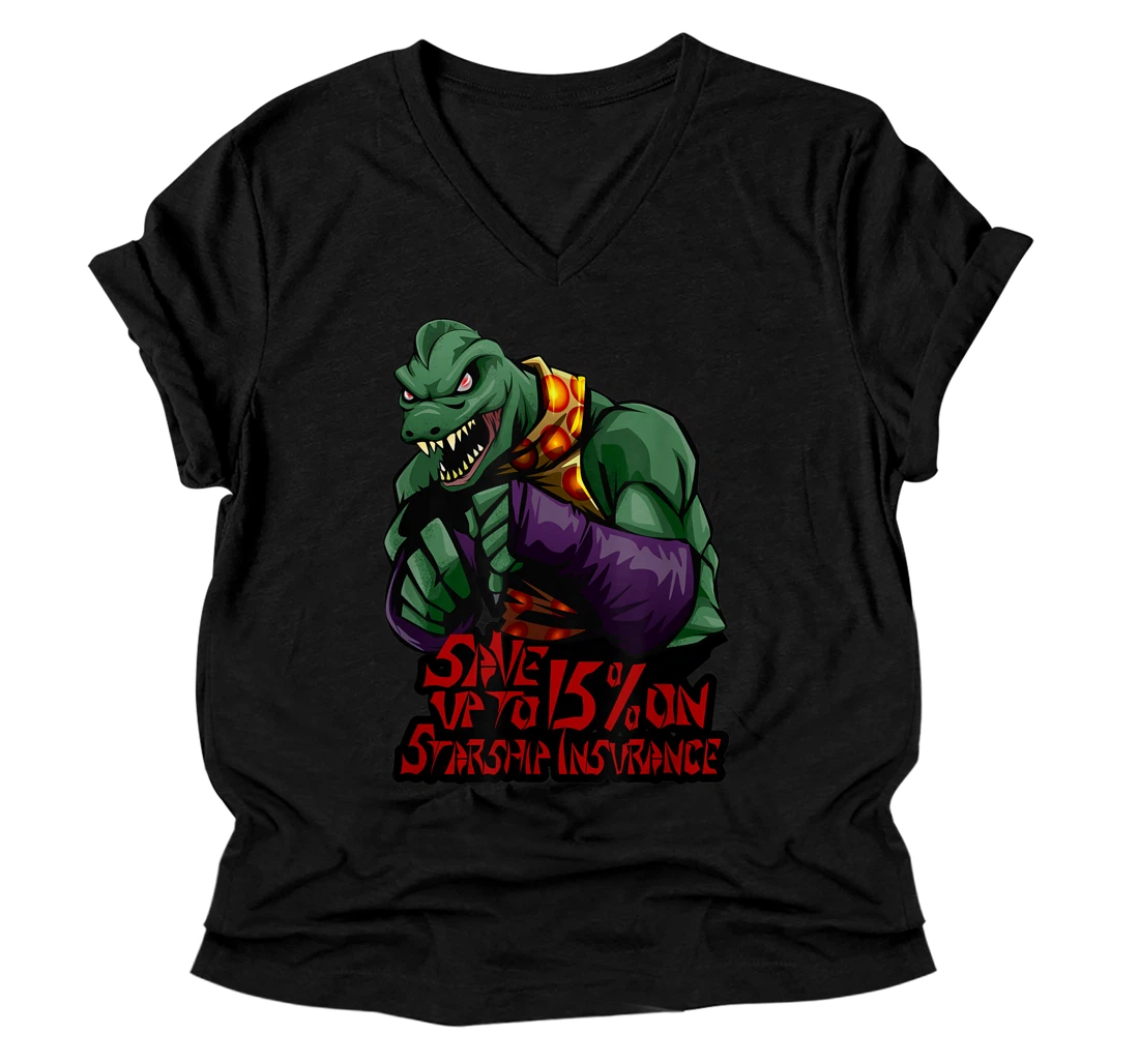 Save 15% on Starship Insurance V-Neck T-Shirt