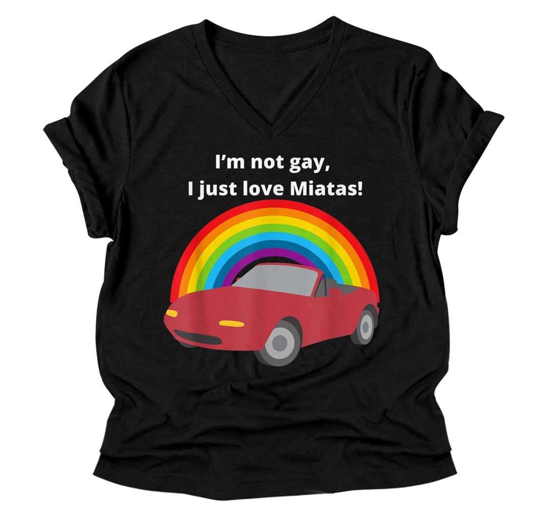 I Love Miatas shirt V-Neck T-Shirt