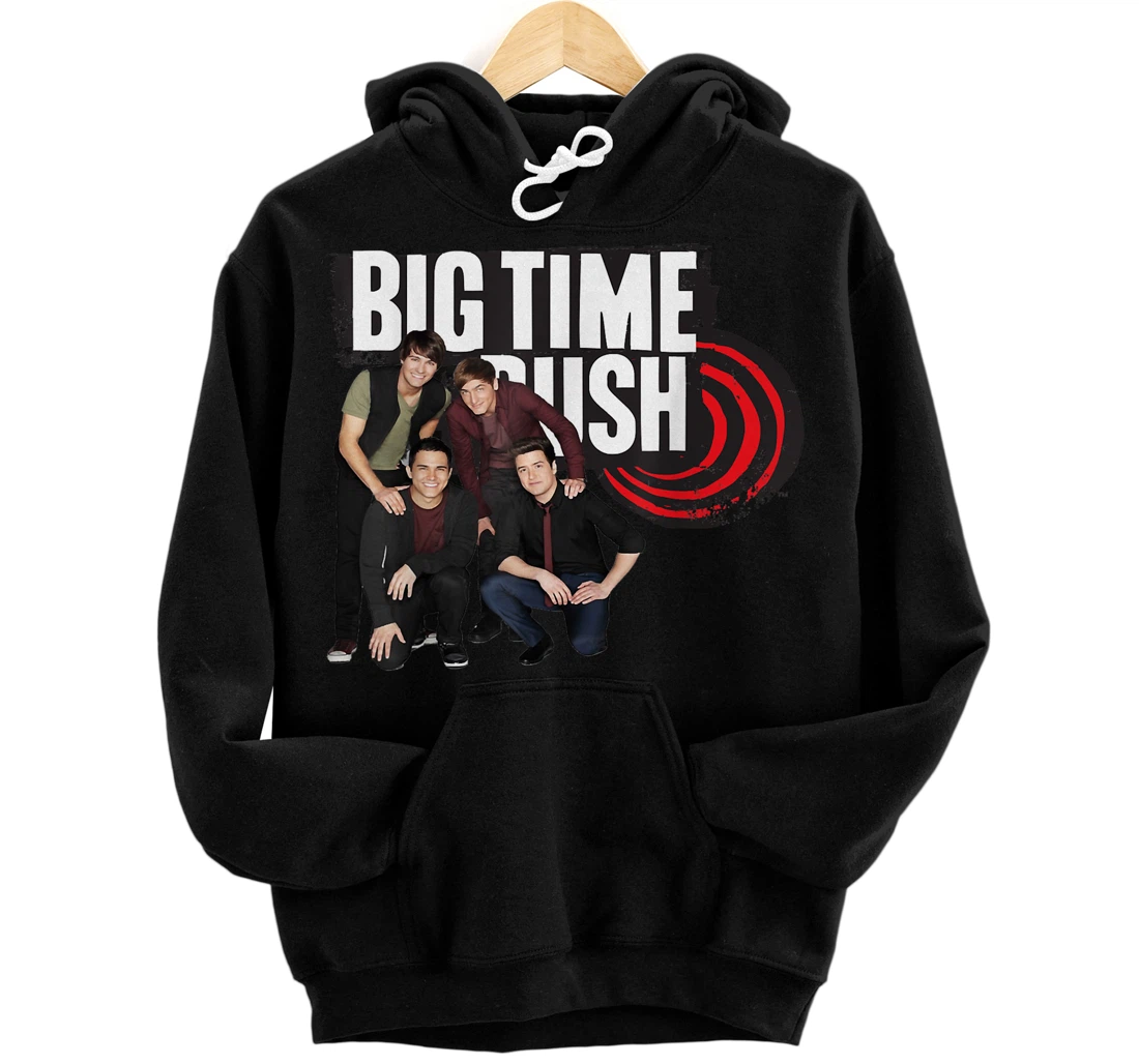 Big Times Rushs Front and Back Print Pullover Hoodie