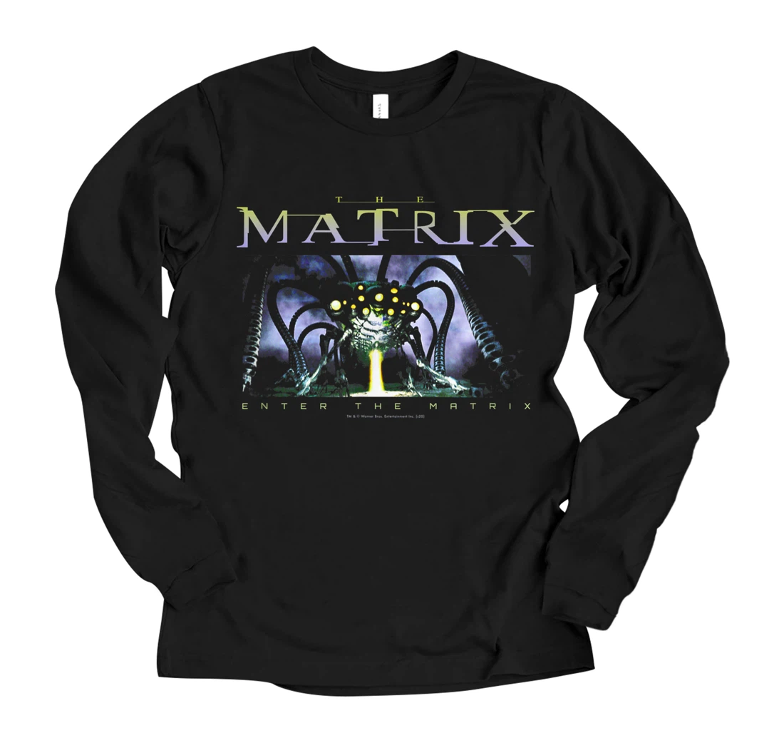 The Matrix Machines Enter The Matrix Long Sleeve T-Shirt