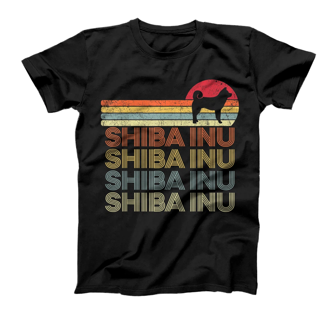 Funny Dog Lover Shiba Inu Retro T-Shirt, Kid T-Shirt and Women T-Shirt