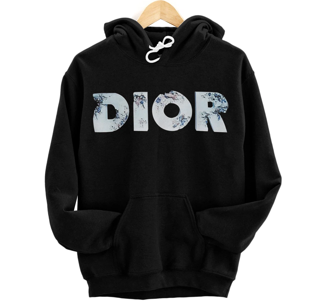 Front and Back Print Pullover Hoodie