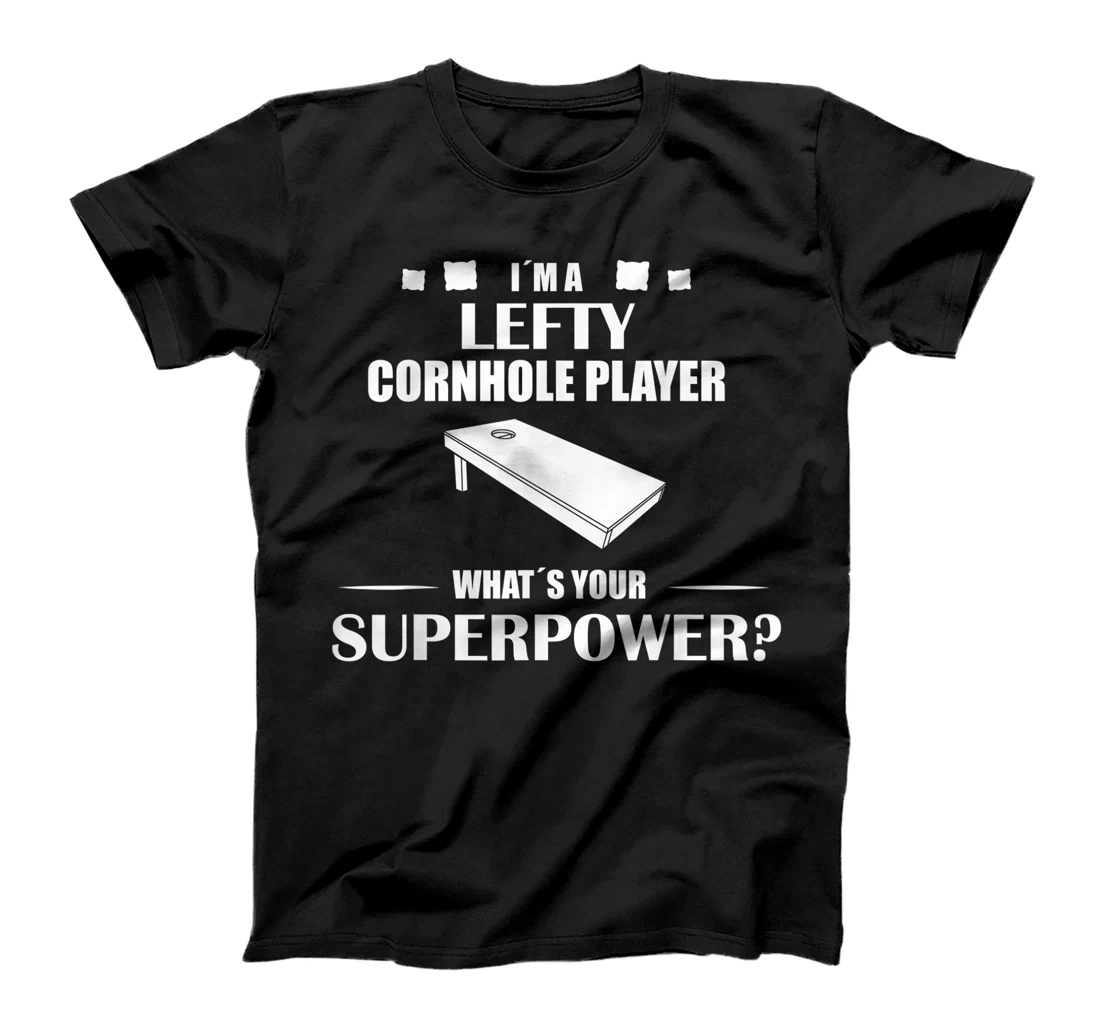 Personalized Funny Cornhole For Player Left Handed T-Shirt, Women T-Shirt