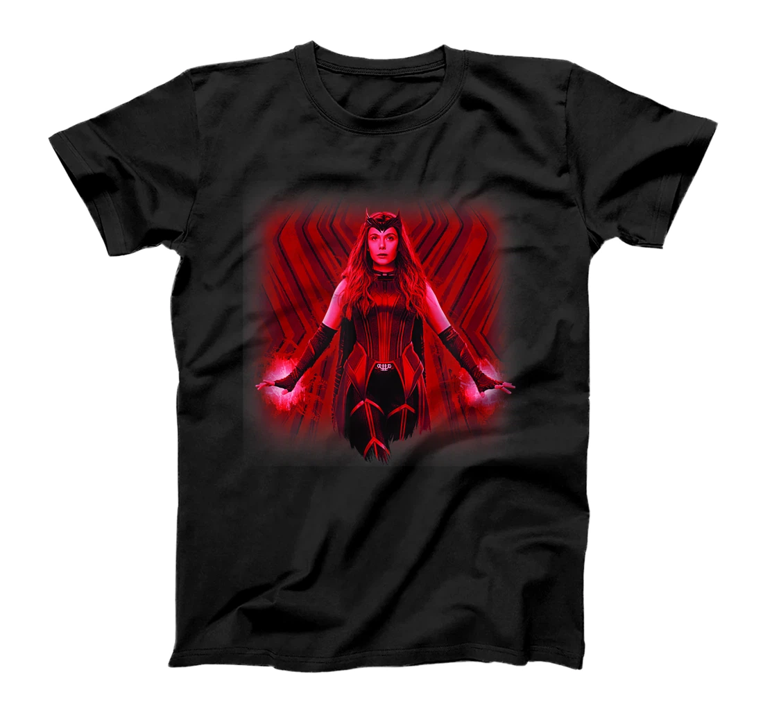 Personalized WandaVision Scarlet Witch Textured Portrait T-Shirt, Kid T-Shirt and Women T-Shirt