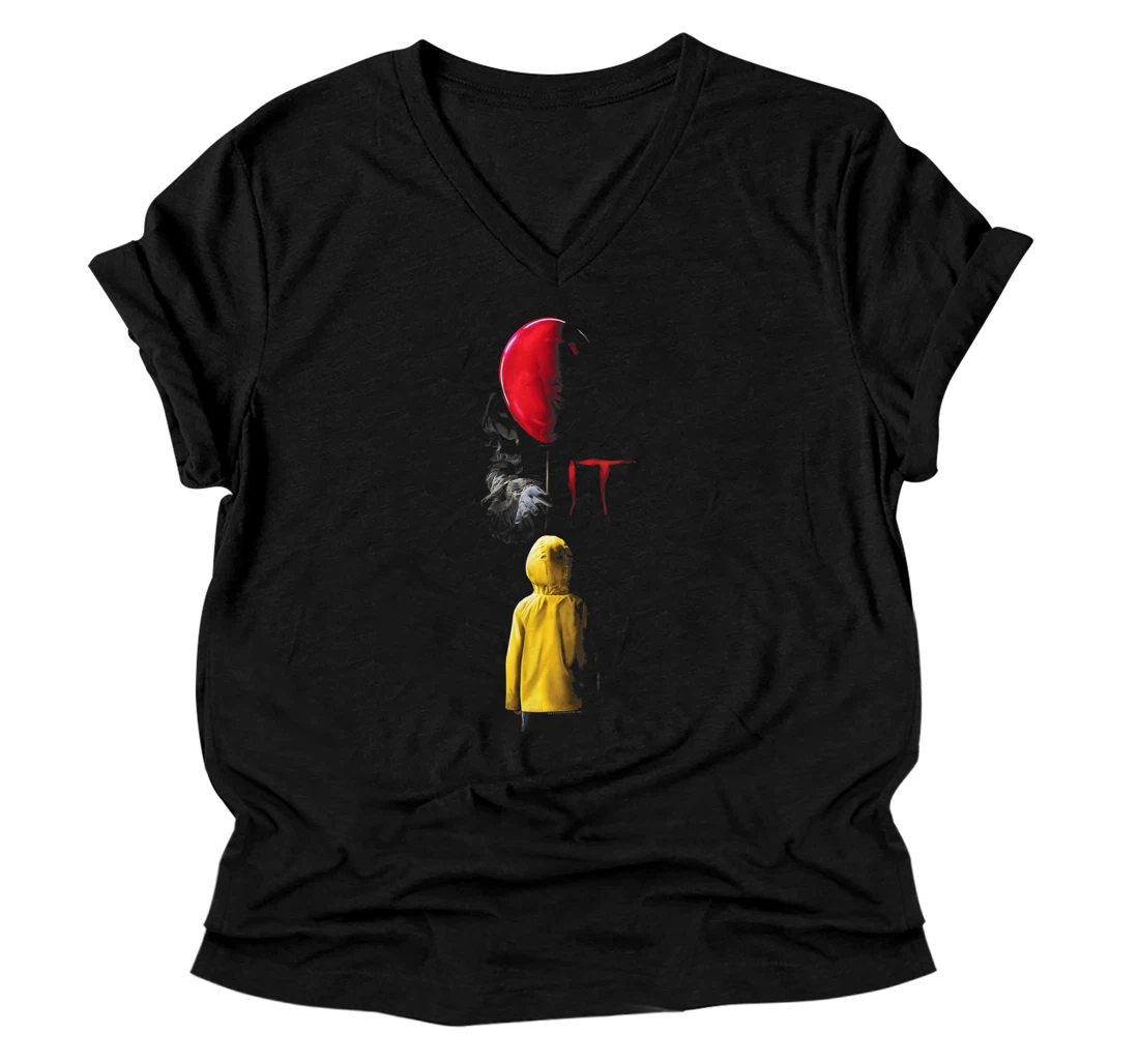 IT Red Balloon V-Neck T-Shirt