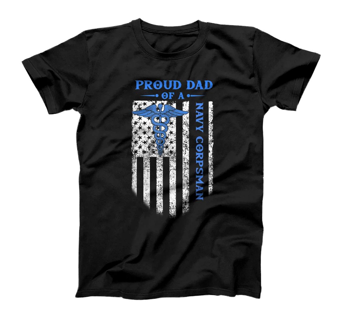 Proud Dad Of A Navy Corpsman T-Shirt, Women T-Shirt