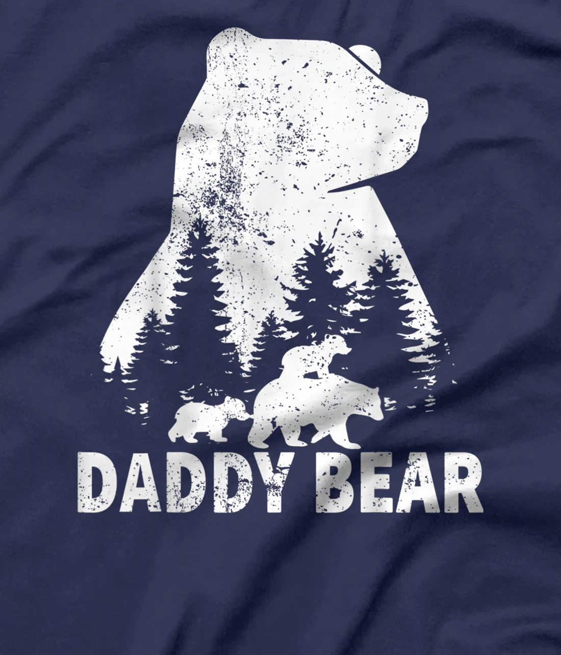 Daddy Bear 2 Cubs Shirt Twin Tshirt Dad Kids