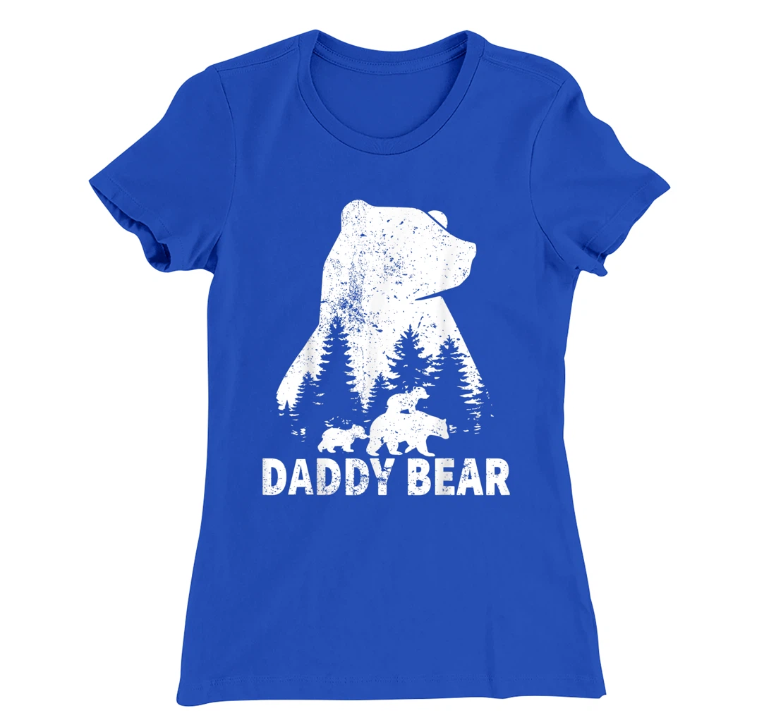 Daddy Bear 2 Cubs Shirt Twins Tshirt Dad Kids