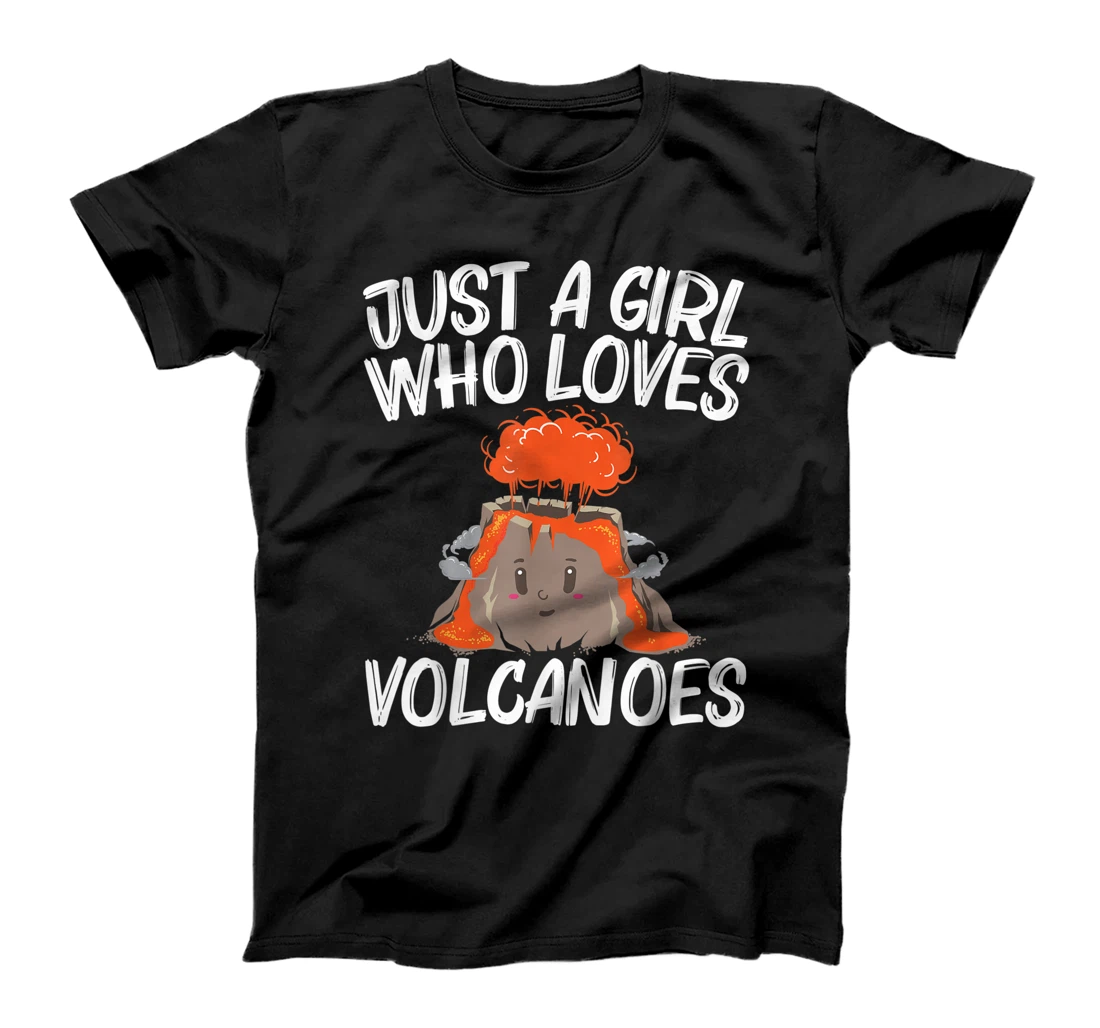 Personalized Cool Volcano Gift For Girls Kids Lava Magma Eruption Geology T-Shirt, Kid T-Shirt and Women T-Shirt