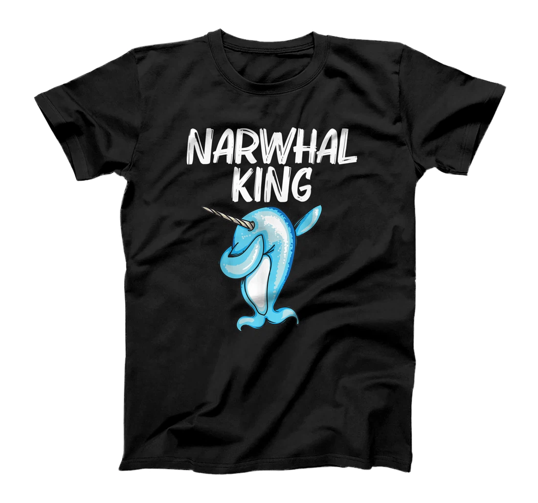 Personalized Funny Narwhal Gift For Men Dad Dabbing Narwhal Whale Lover T-Shirt, Kid T-Shirt and Women T-Shirt
