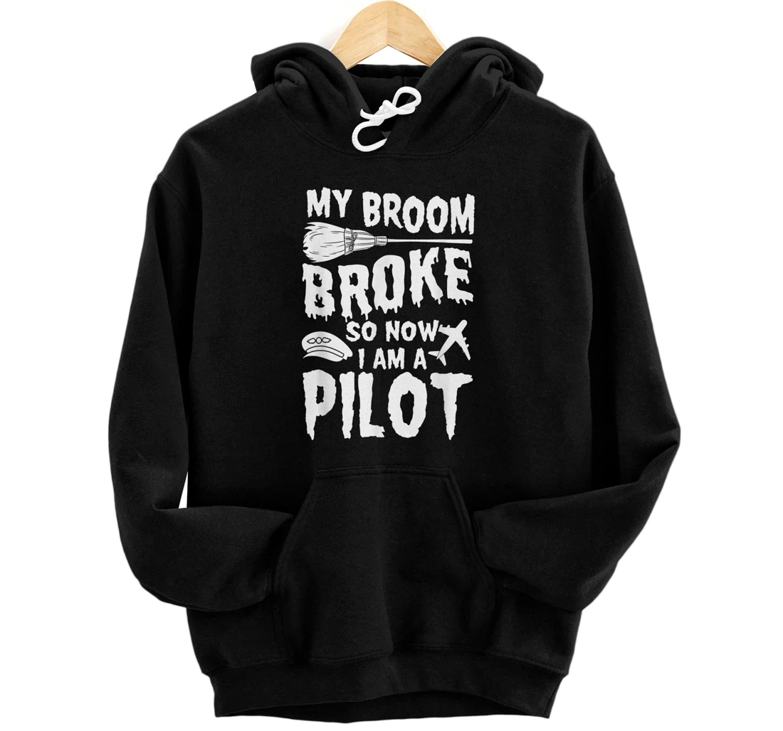 Personalized Funny Pilot Halloween Pun Pullover Hoodie
