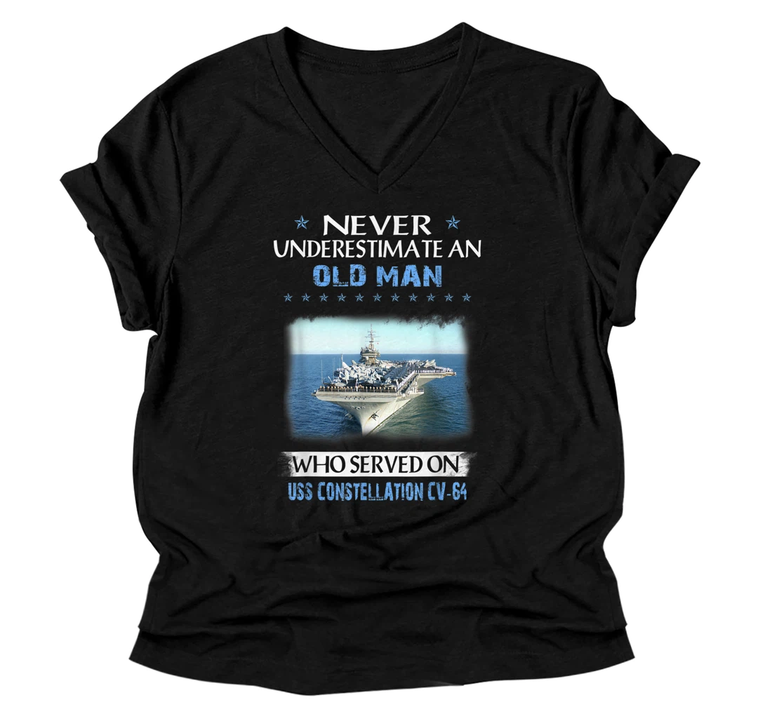 Personalized Veterans Day V-Neck T-Shirt