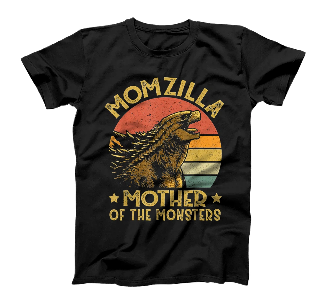 Personalized Vintage Retro Momzilla Mother Of The Monsters Mother's Day T-Shirt, Women T-Shirt