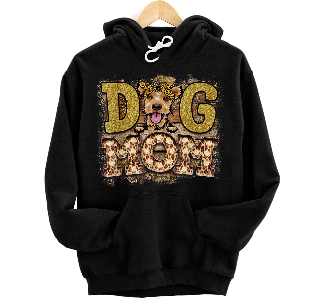 Personalized Welsh Terrier Dog Mom Mother's Day Funny Pullover Hoodie