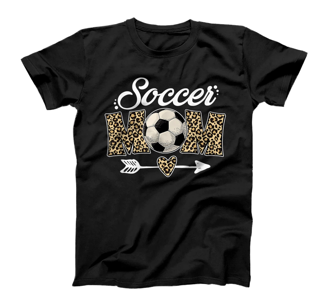 Personalized Soccer Mom Leopard Funny Soccer Mom Shirt Mother's Day 2021 T-Shirt, Kid T-Shirt and Women T-Shirt