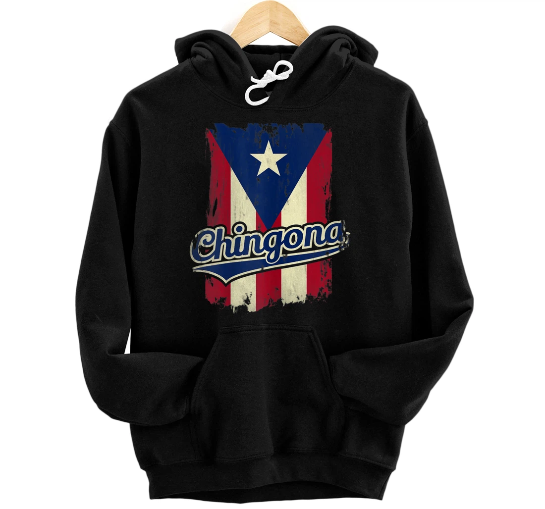 Personalized Chingona Puerto Rican Shirts For Women Pullover Hoodie