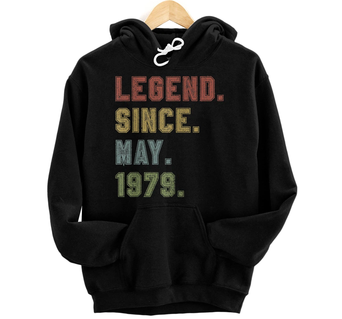 Personalized Legend Since May 1979 Vintage 42nd Birthday 42 Years Old Pullover Hoodie