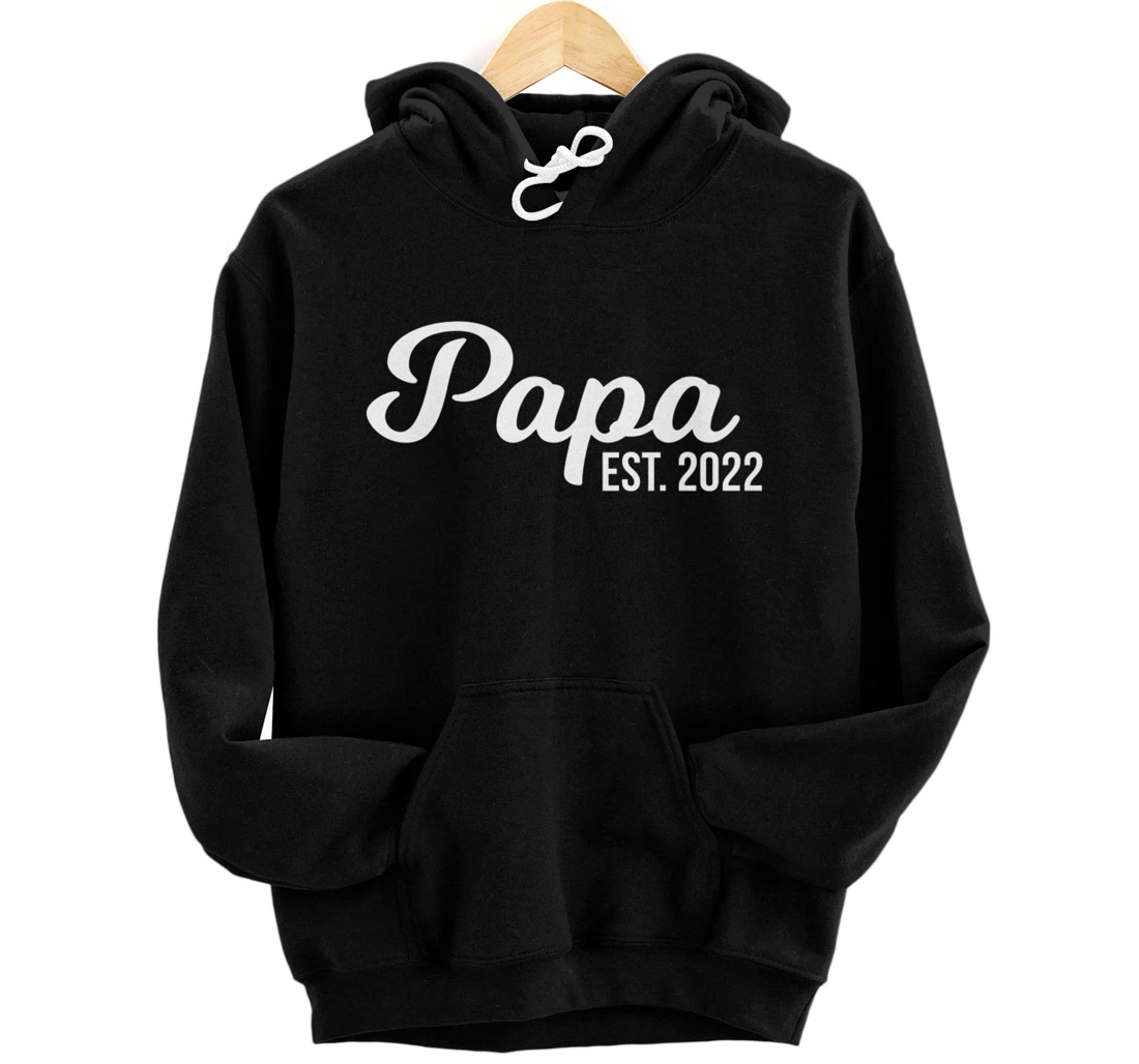 Personalized Papa Est. 2022 Premium Pullover Hoodie