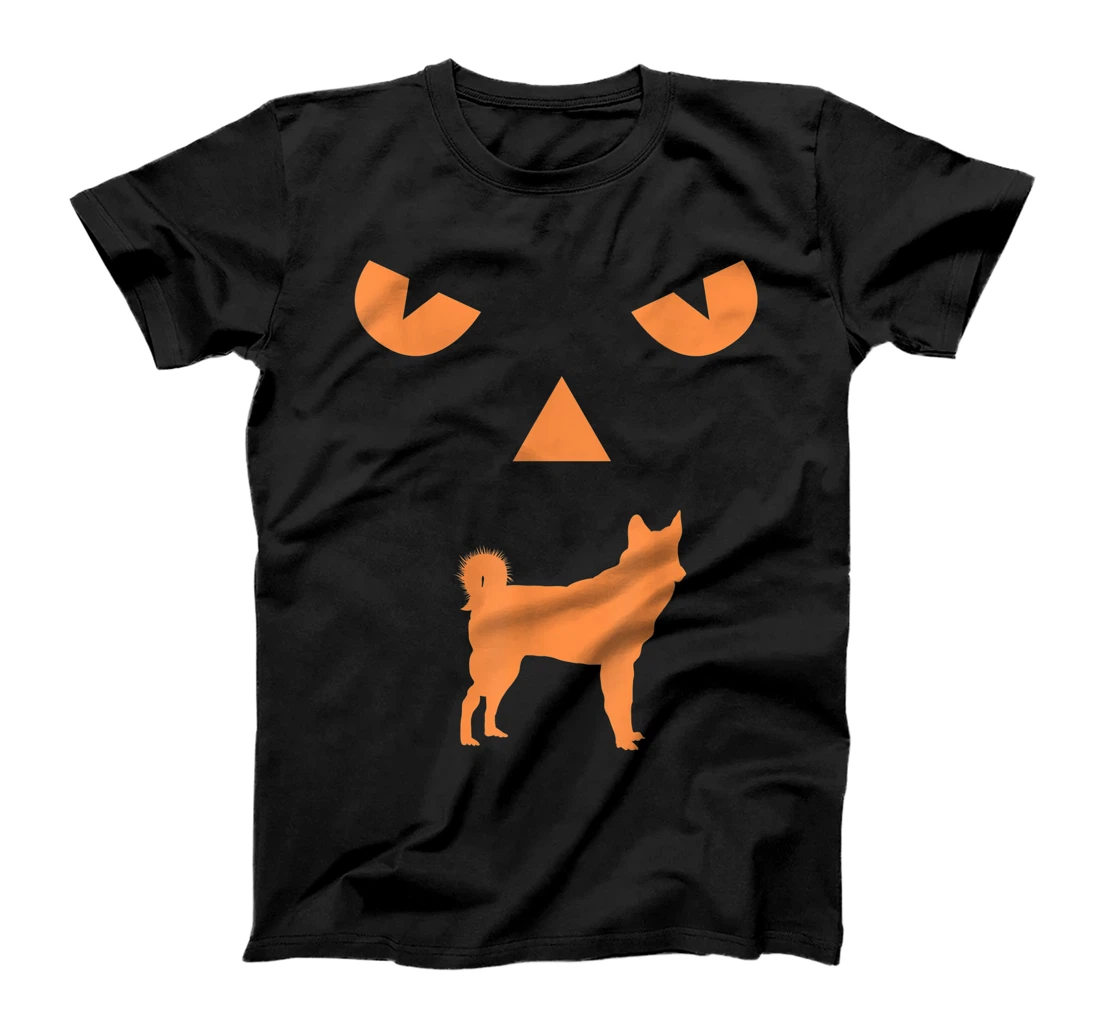 Halloween Pumpkin Siberian Husky Dog Jack o lantern Costume T-Shirt, Women T-Shirt