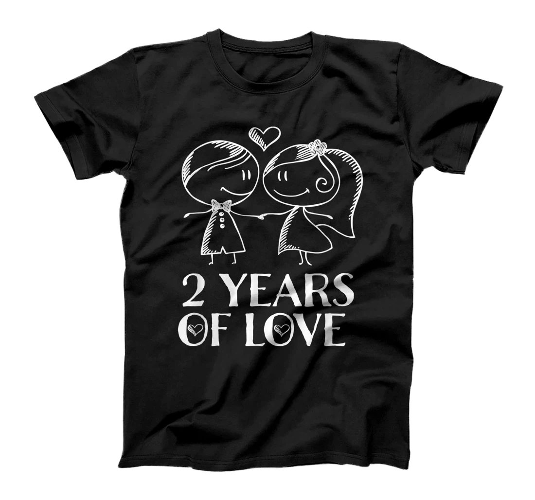 2nd Anniversary Couples Gift 2 Years Together T-Shirt, Women T-Shirt