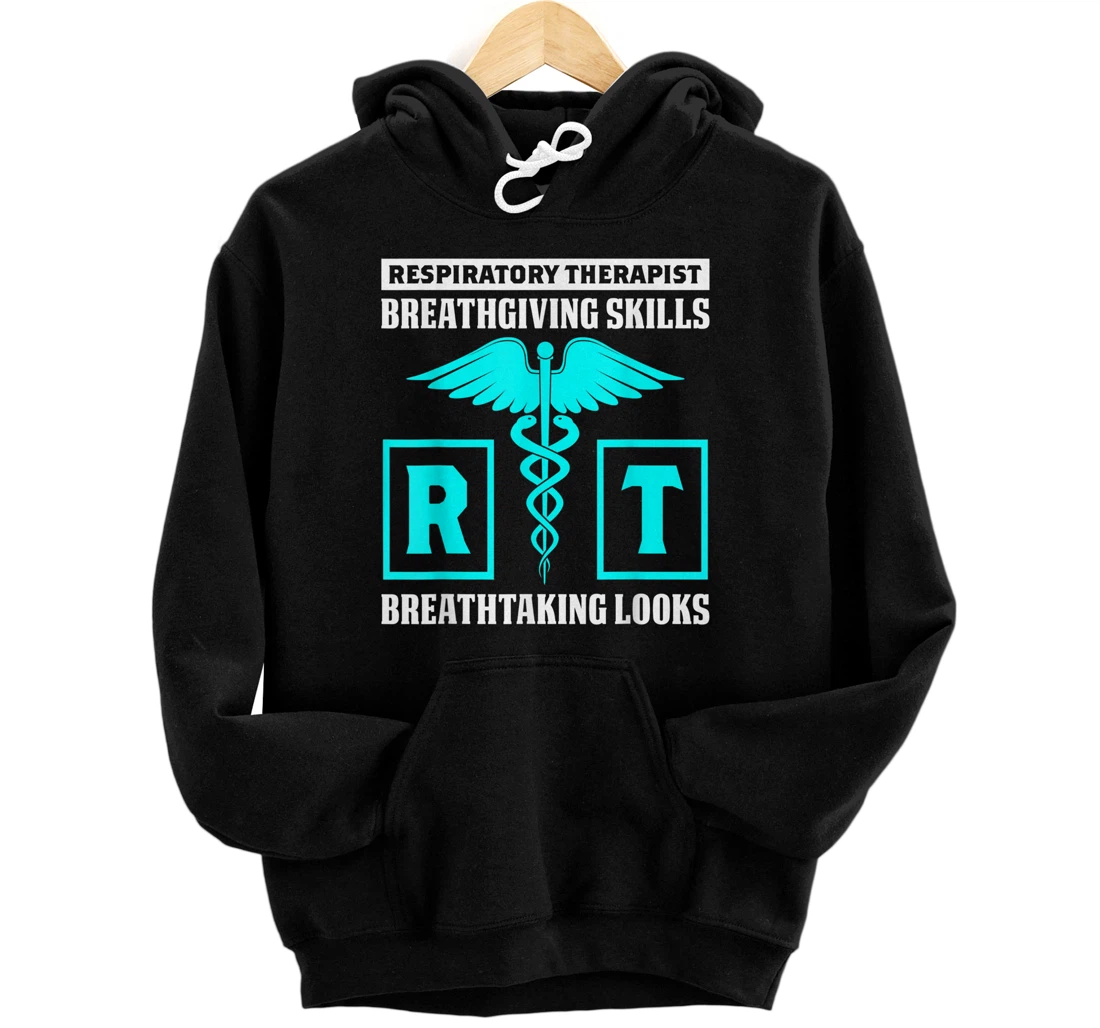 Funny Respiratory Therapist Gift for Therapy Week Pullover Hoodie